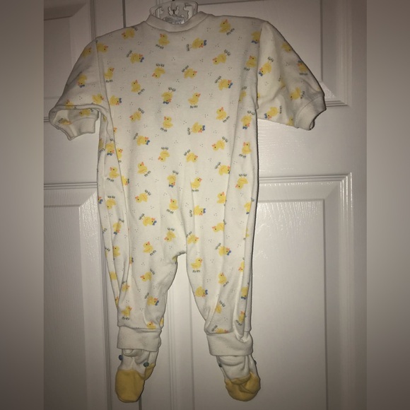 Absolutely Adorable Duckie Printw/Detachable Duckhead Booties 9 mo VGUC - Picture 4 of 11